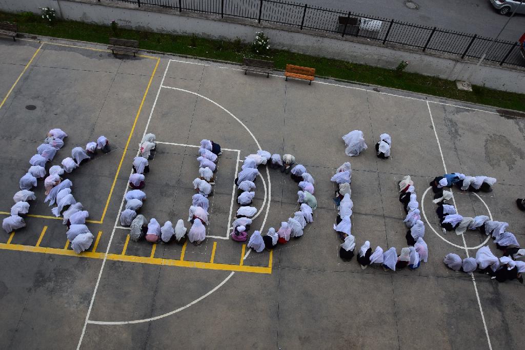 İmam Hatip Lisesi öğrencilerinden 'Kudüs' kareografisi