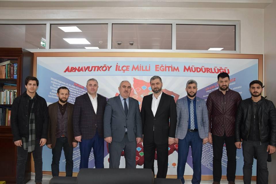 Arnavutköy İlçe Milli Eğitim Müdürü Mehmet Dağ'ı ziyaret